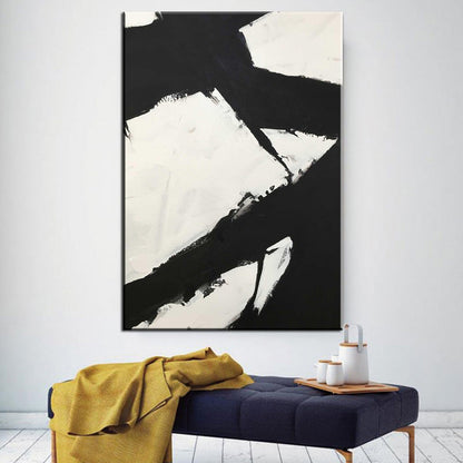 Tableau abstrait nordique sur toile