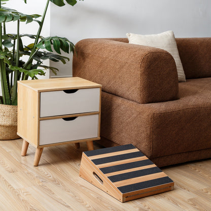 Planche inclinée en bois professionnelle (demi-couverture)