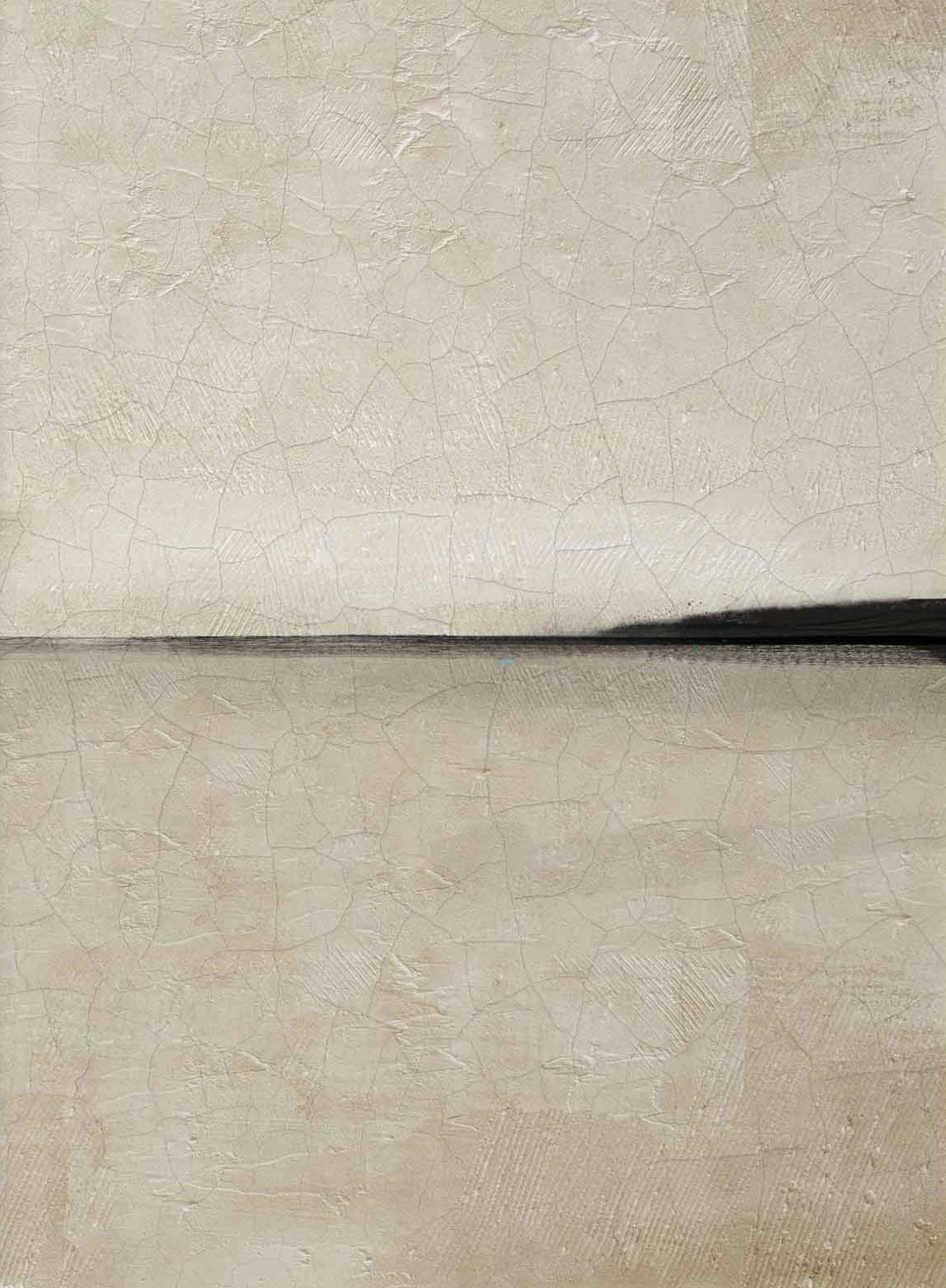 Tableau abstrait sur toile d'une élégance neutre