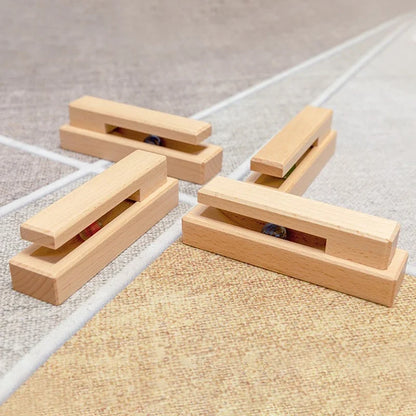 Porte-serviette scandinave « pince » à fixer en bois