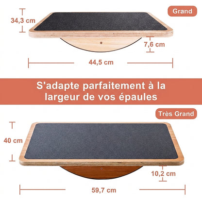 Planche d'équilibre professionnelle