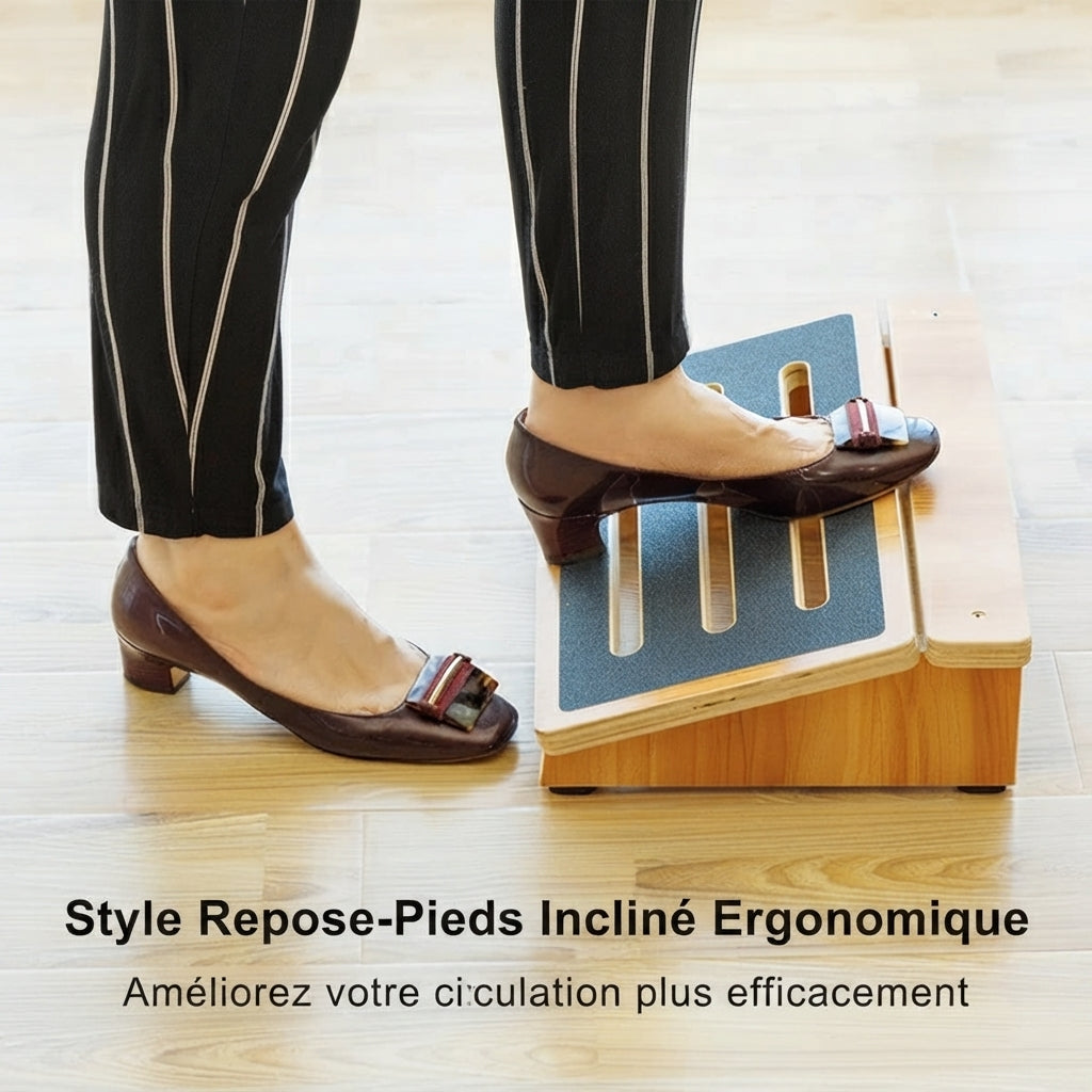 Repose-pieds incliné