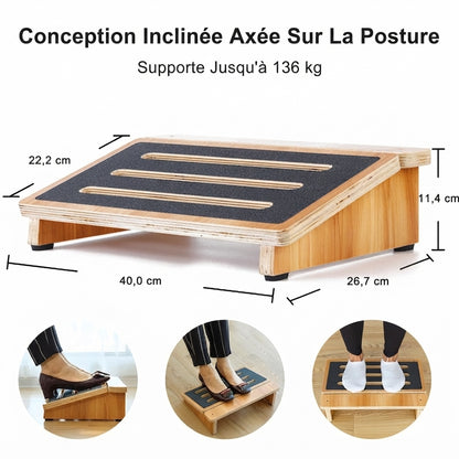 Repose-pieds incliné