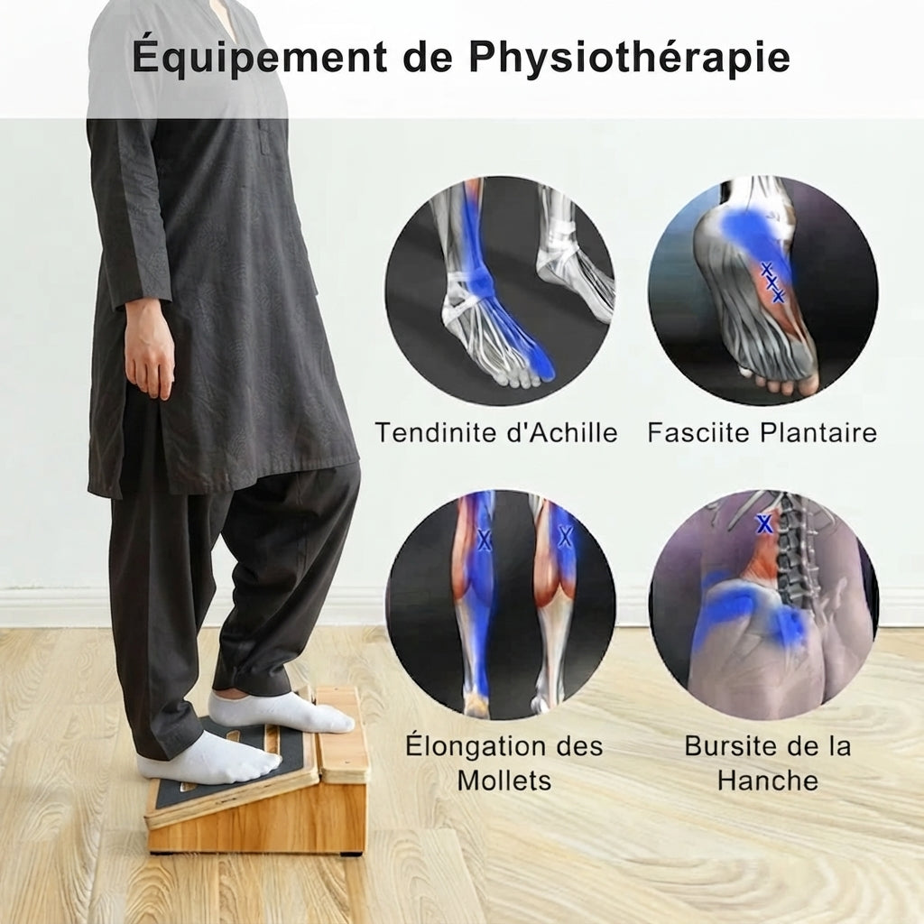 Repose-pieds incliné