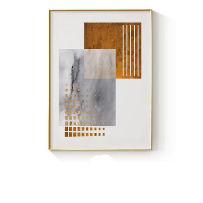 Toile artistique géométrique sur l'espace
